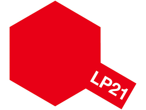 Tamiya Lacquer Paint LP-21 Italian Red 10ml Bottle   (TAM82121)