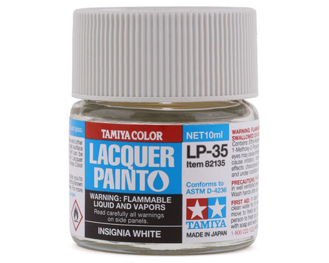 Tamiya LP-35 Insignia White Lacquer Paint (10ml)   (TAM82135)