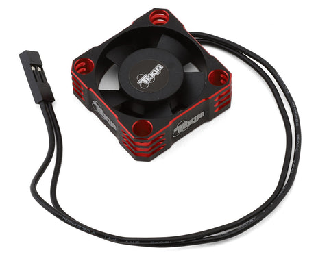 Tekin 30x30x10 Hiflow Aluminum Cooling Fan (Black/Red)  (TEKTT