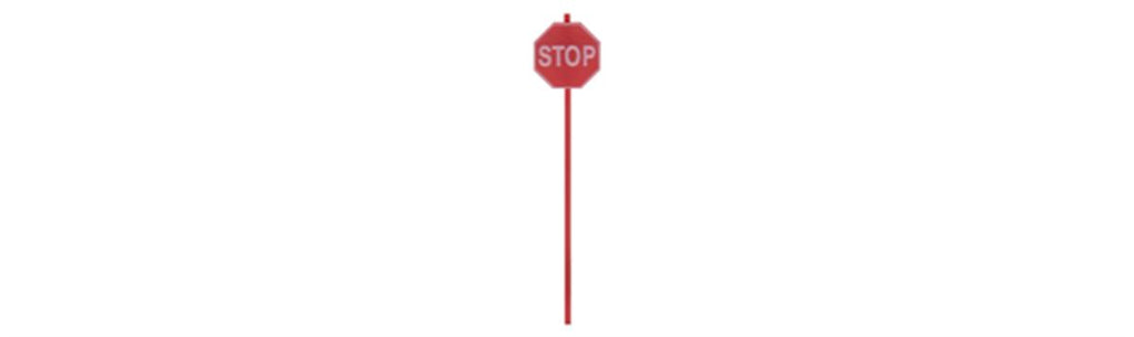 Tichy MODERN STOP SIGN - HO  (TIC8247)