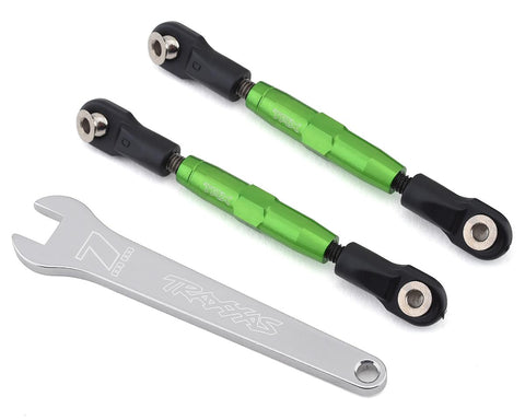 Traxxas Aluminum 39mm Camber Link Turnbuckle (Green) (2)    (TRA3644G)