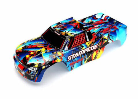 Traxxas Stampede Pre-Painted Monster Truck Body w/Decals  (TRA3648)