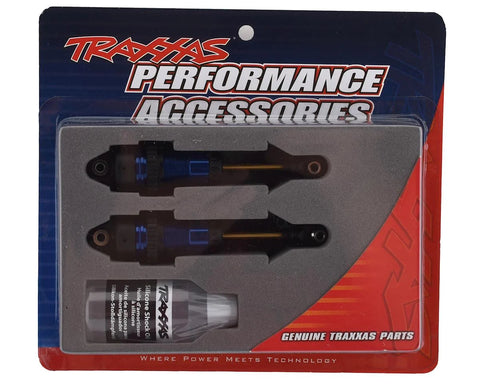 Traxxas Complete GTR Long Shocks w/Ti-Nitride Shafts (Blue) (2)   (TRA7461)
