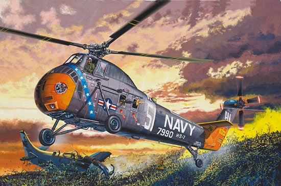 Trumpeter 1/48 H34 US Navy Rescue Helicopter (Formerly Gallery Models)   (TSM2882)