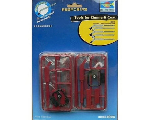Trumpeter Scale Models Zimmerit Application Tool Set (5 diff. types)    (TSM-9916)