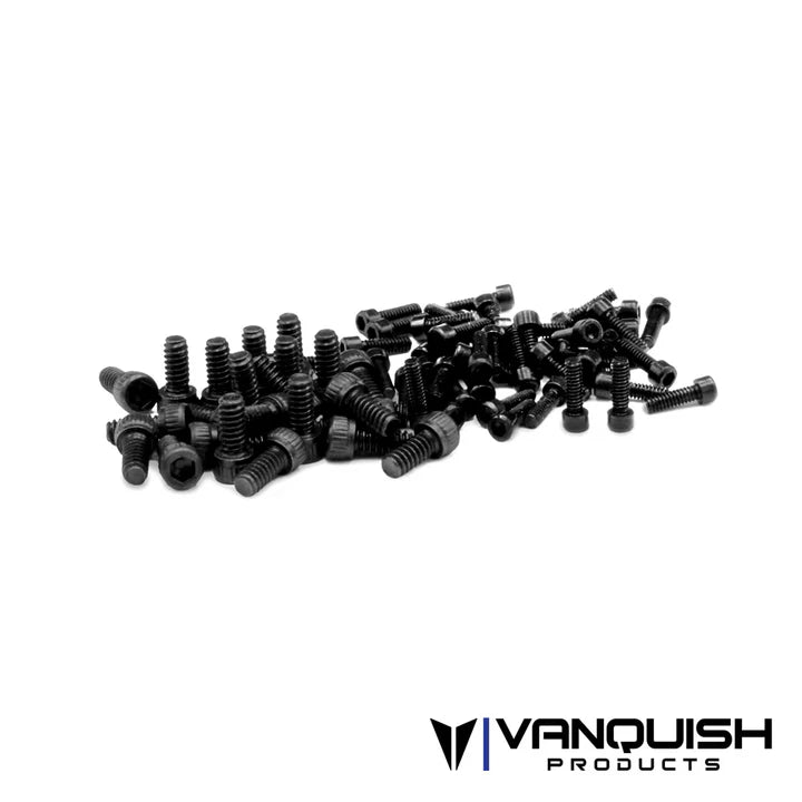 Vanquish Black Scale Wheel Screw Kit   (VPS05001)
