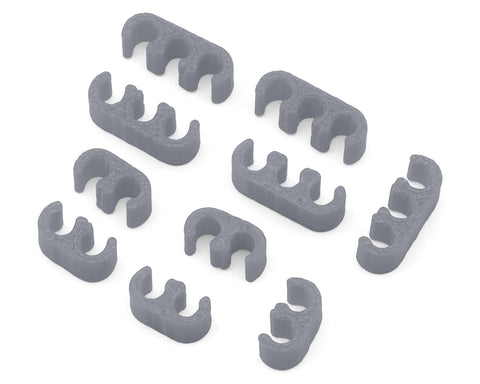 Webster Mods Wires & Cables Organizer Clips (Grey) (14AWG)   (WMCCO3GR)