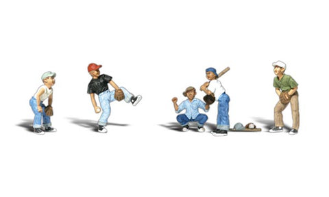 Woodland Scenics Baseball Players I - HO Scale   (WOOA1869)