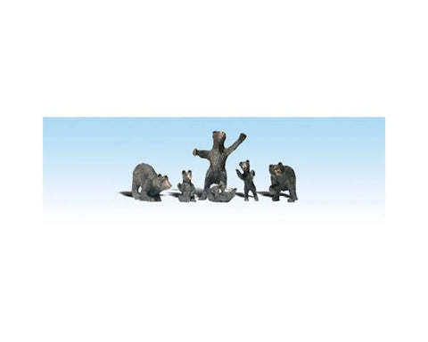 Woodland Scenics N Black Bears    (WOOA2186)