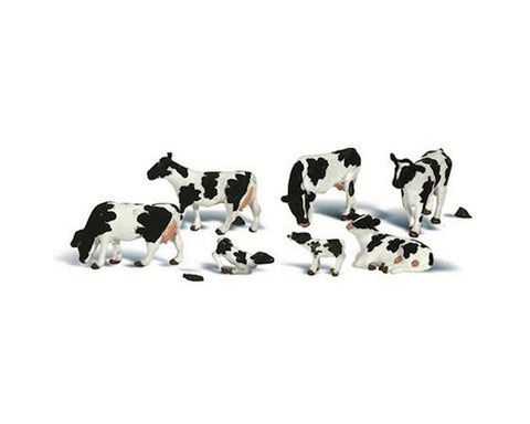 Woodland Scenics N Holstein Cows    (WOOA2187)