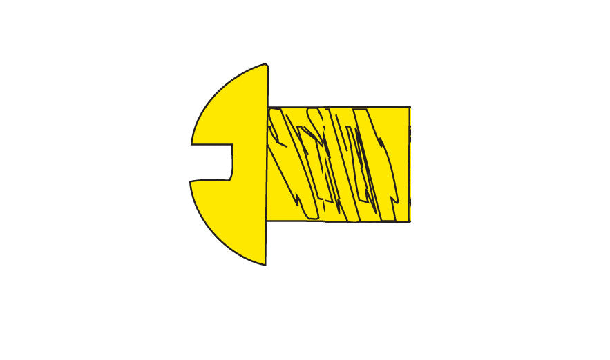 Woodland Scenics Round Head Screws 2-56  (WOOH813)