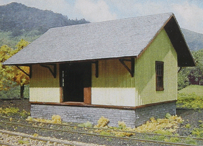 HO PRR Small Freight House (BRA690)