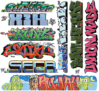 Blair Line Graffiti Decals Mega Set -- Set #11 pkg(184-2260)