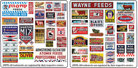Blair Line Vintage Feed & Seed Signs  (184-35)