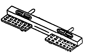 Details West Pilot -- Beam w/Footboards pkg(2) 235-192)