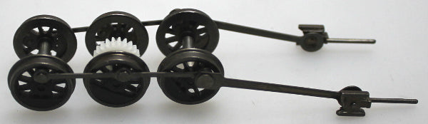 Bachmann Drive Wheel Assembly w/ Rods - Black (HO 0-6-0/2-6-0/2-6-2)  (2976C-1B