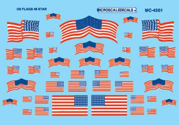 US FLAGS 48 STARS 1912-59  (460-4201)