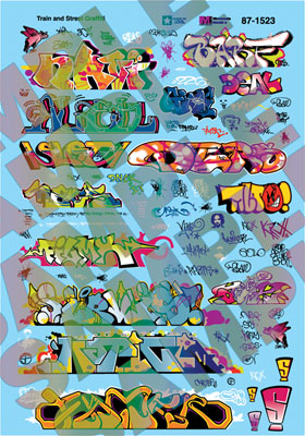 Microscale Inc Graffiti Decal (460-601523)