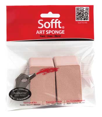 Sofft Art Sponges  -- Soft Angle pkg. 2 (574-61031)