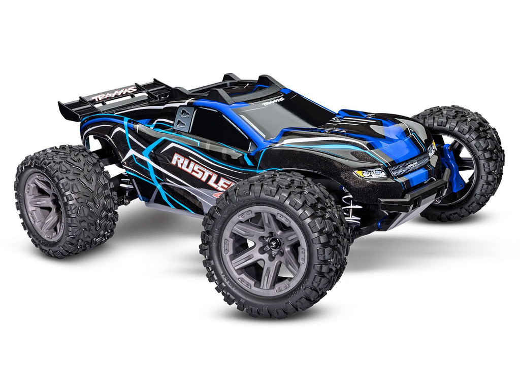 Traxxas 1/10 Rustler 4X4 Bl 4Wd St Tq 2.4Ghz   (TRA67164-4)