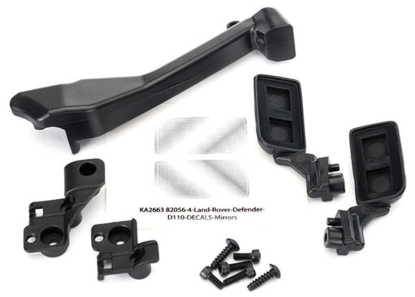 Traxxas Mirrors, side (left & right)/ snorkel/ mounting hardware (TRA8020)