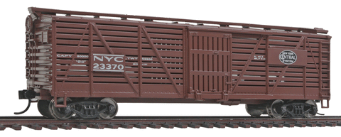 Walthers 40' Stock Car w/Dreadnaught Ends - Ready to Run HO Scale (910-4507)