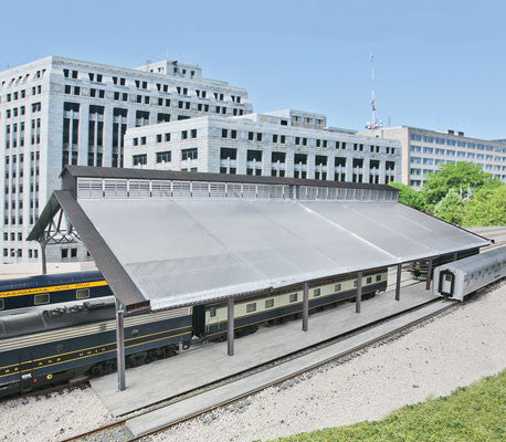Train Shed with Clear Roof(933-2984)