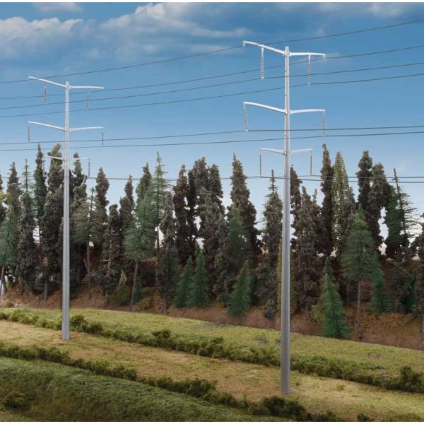 Walthers Modern High Voltage Tranmission Towers (933-3343)