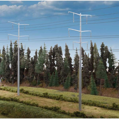 Walthers Modern High Voltage Tranmission Towers (933-3343)