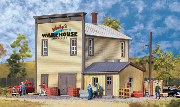 Walthers Wally's Warehouse - Main Building HO Scale (933-3654)