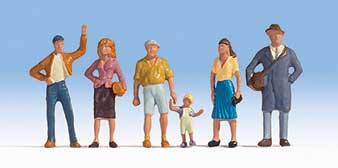 Walthers Pedestrians pkg(6)   (949-6055)