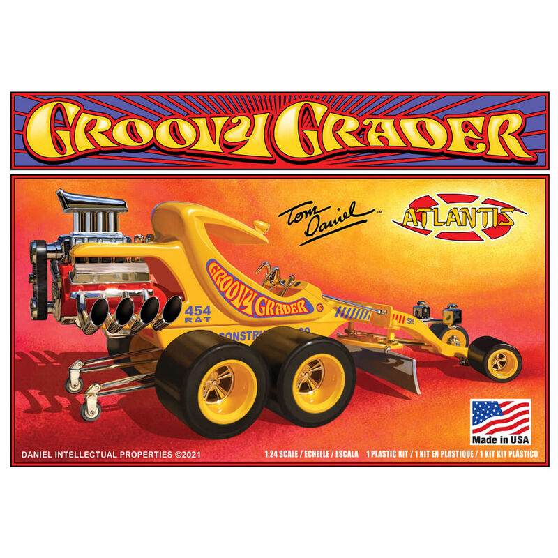 Atlantis Models Tom Daniel Groovy Grader 1/24  (AANM5697)