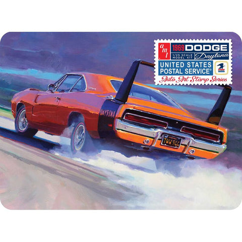 AMT 1969 Dodge Charger Daytona-USPS Stamp Collector Tin (AMT1232)