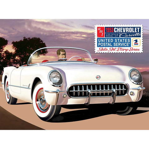 AMT 1953 Chevy Corvette (USPS Stamp Series) (AMT1244)