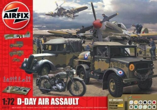 Airfix  D-Day Air Assault Gift Set w/Paint & Glue  (ARX50157)