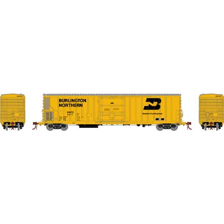 Athearns N FGE 57' Mechanical Reefer, BNFE/Yellow #9277  (ATH24602)