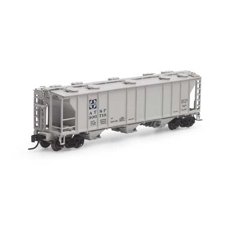 Athearn N PS-2 2893 3-Bay Covered Hopper, SF #300718  (ATH28327)