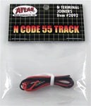 Atlas N Code 55 Terminal Joiners (1pr) (ATL2092)