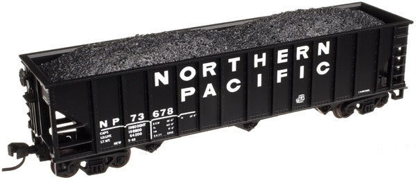 Atlas N 90-Ton 3-Bay Hopper, Northern Pacific #73642 (ATL50001341)