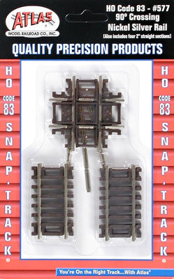 Atlas Code 83 90 Degree Crossing HO (ATL577)