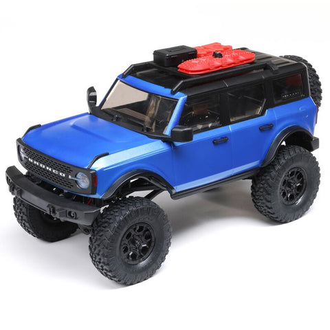 AXIAL 1/24 SCX24 2021 Ford Bronco 4WD Truck Brushed RTR, Blue (AXI00006T3)
