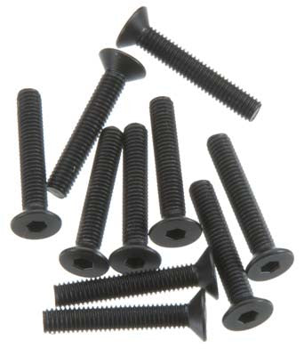 Axial Hex Socket Flat Head M3x18mm Black (10) (AXA148)