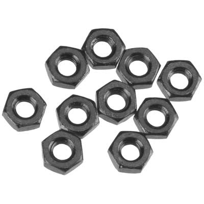 Axial Thin Hex Nut M3 Black (10)  (AXA1040)