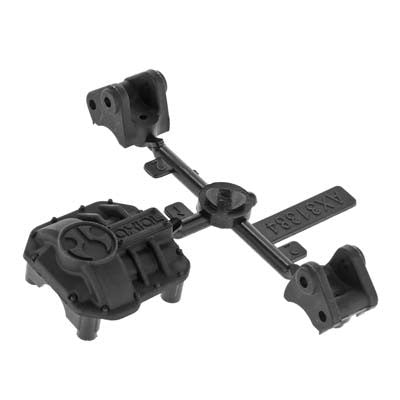 Axial AR44 Diff Cover & Link Mounts Black (AX31437)
