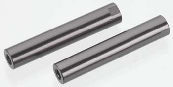 Axial Threaded Aluminum Pipe 6x33mm Grey (2)  (AX30517)