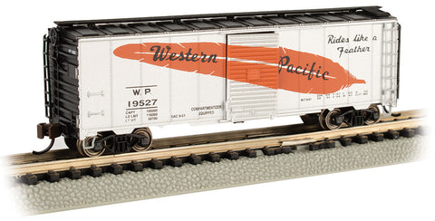 Bachmann Trains WESTERN PACIFIC™ - FEATHER CAR - AAR 40' STEEL BOX CAR  (BAC17062)