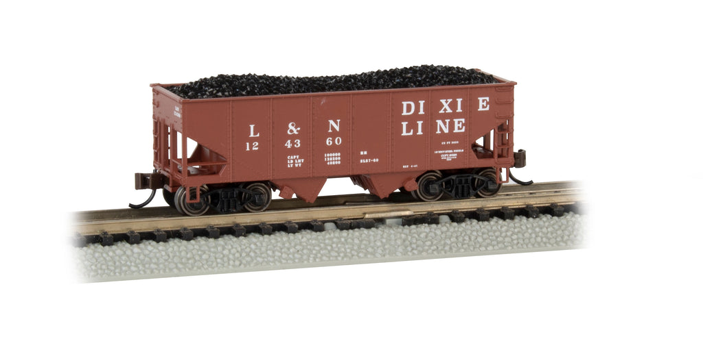 Bachmann N 55 TON 2-BAY HOPPER, LN - DIXIE LINE (BAC19560)