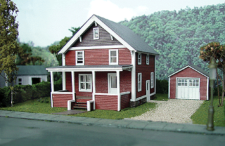 Suburban Catalog House - Laser Art HO SCALE (BRA623)