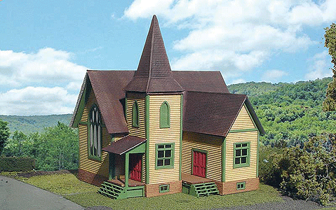 Church - Laser Art HO SCALE (BRA642)