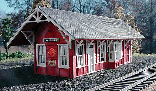 Cannondale Train Station - Laser Art  HO SCALE (BRA661)